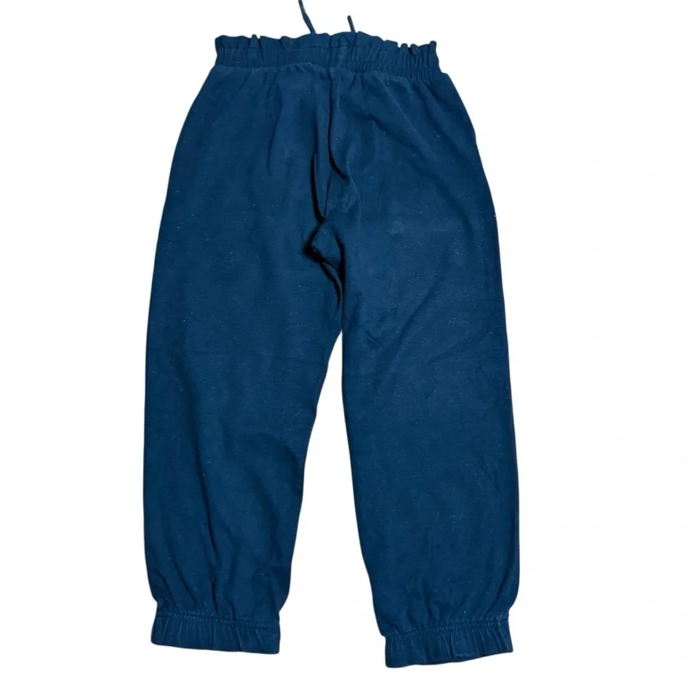 Zara Kids Long Cotton Black Joggers with Elastic waistband and cuffs – Size 9